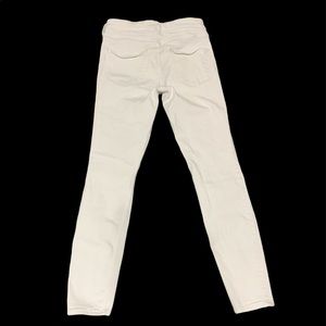Hollister white skinny jeans